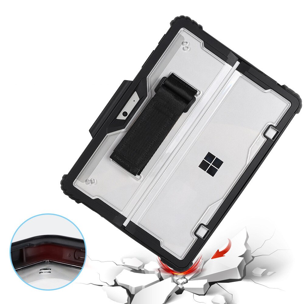 Ốp Máy Tính Bảng Nhám Trong Suốt Có Ngăn Đựng Bút Cho Microsoft Surface pro 9 8 7 6 5 4 Lite pro 7 plus Go 2 Go 3