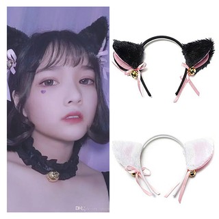 Cài Tóc Tai Cáo Có Chuông Hóa Trang Cho Nữ