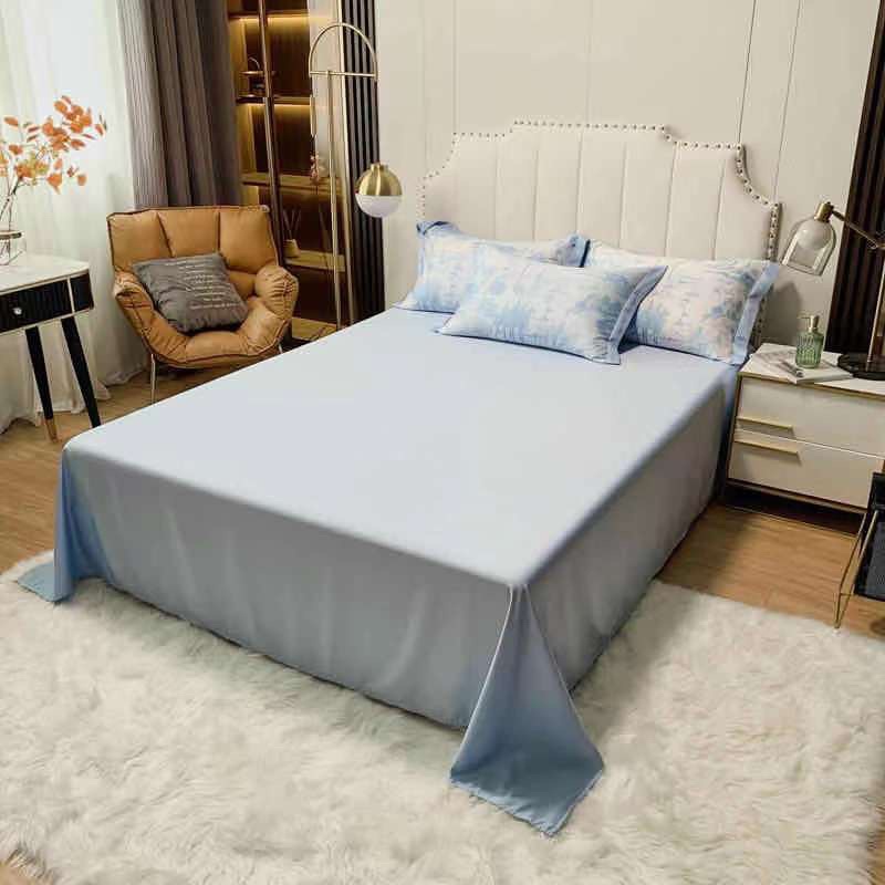Phi Lụa Tencel chăn trần 4 món , Chất liệu lụa lạnh mịn mát chăn trần nhập khẩu nguyên bộ phù hợp mùa hè thu🌵