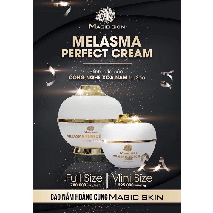 Kem ngừa nám, tàn nhang, chống lão hóa, trắng da Cao Nám Hoàng Cung Chính Hãng Magic Skin