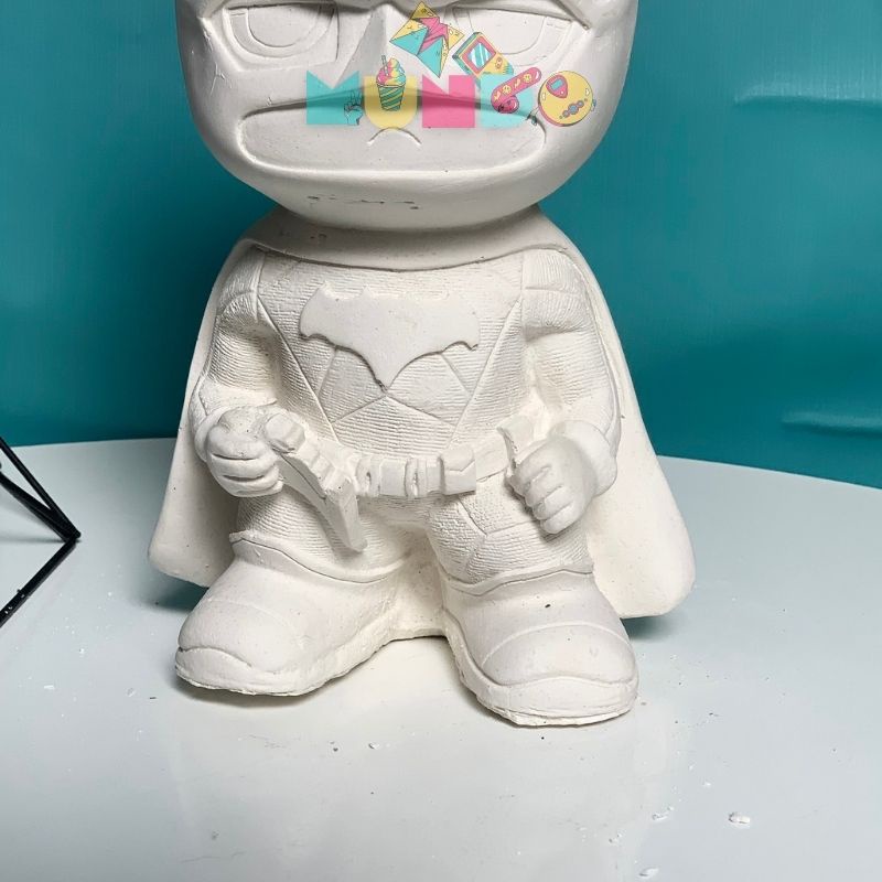 Tượng tô màu (có màu cọ) cao cấp chọn mẫu SIZE XXL BATMAN, tượng thạch cao MUNDO