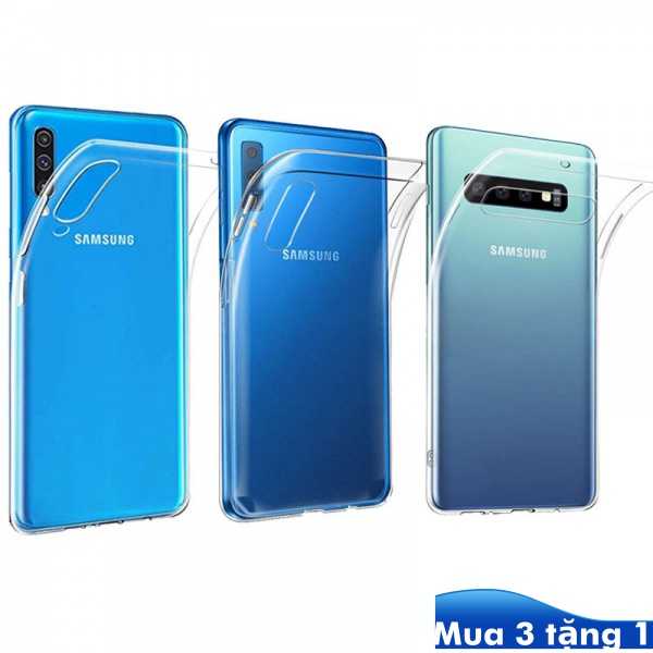 Ốp điện thoại TPU dẻo trong suốt chất lượng cao cho Samsung Galaxy S6 S7 S8 S9 S10 S21 S30 S7+ S8+ S9+ S10+ S20+ S21+ Edge Edge+ Lite Plus Ultra 2020 5G