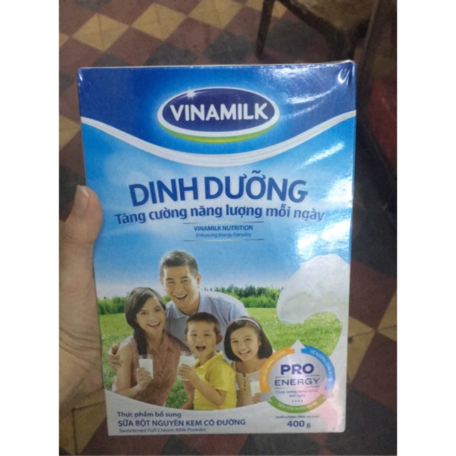 [Vinamilk] Sữa bột dinh dưỡng nguyên kem có đường 400g