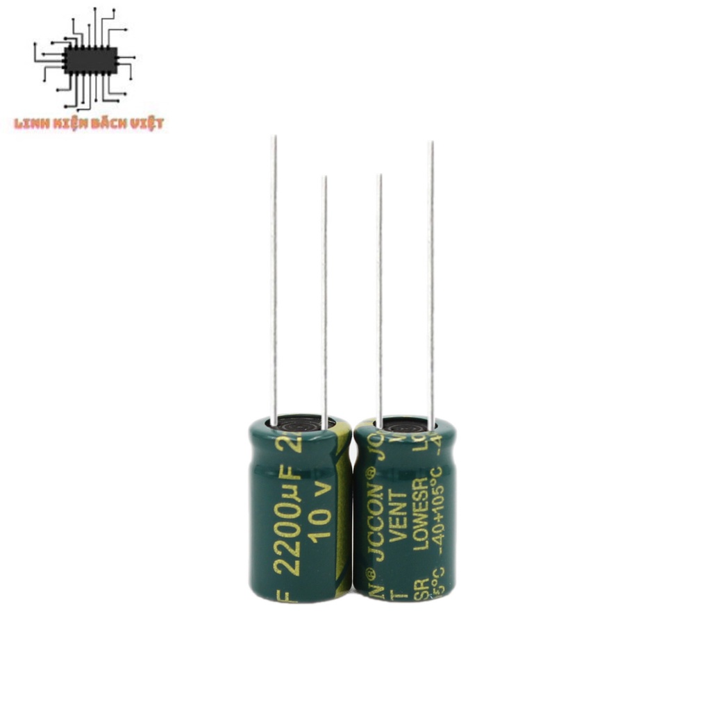 Tụ hóa 10V 2200uF 10x17mm chính hãng