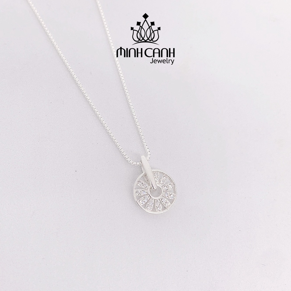Dây Chuyền Bạc Hoa Bánh Xe - Minh Canh Jewelry