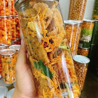 Cơm cháy lắc khô gà lon pet - vixi mart