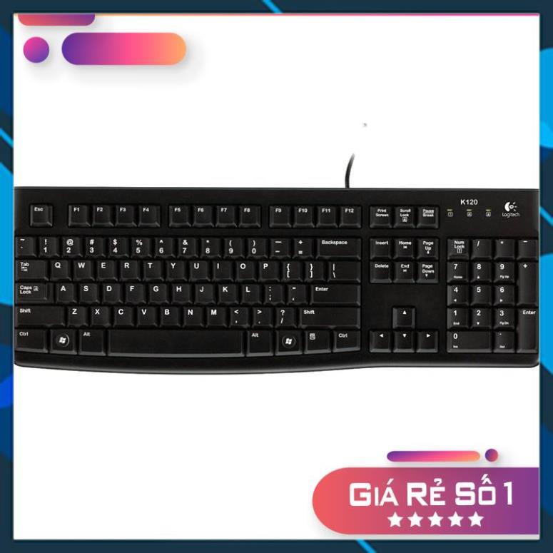 HÀNG CHÍNH  HÃNG Bàn phím có dây Logitech K120 hàng chính hãng 100%