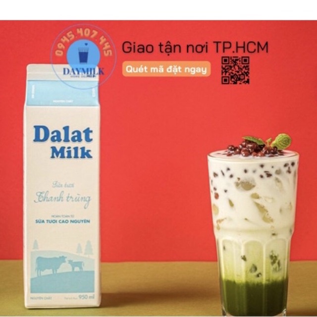Combo 6 hộp Sữa Tươi Thanh Trùng Dalatmilk 950ml