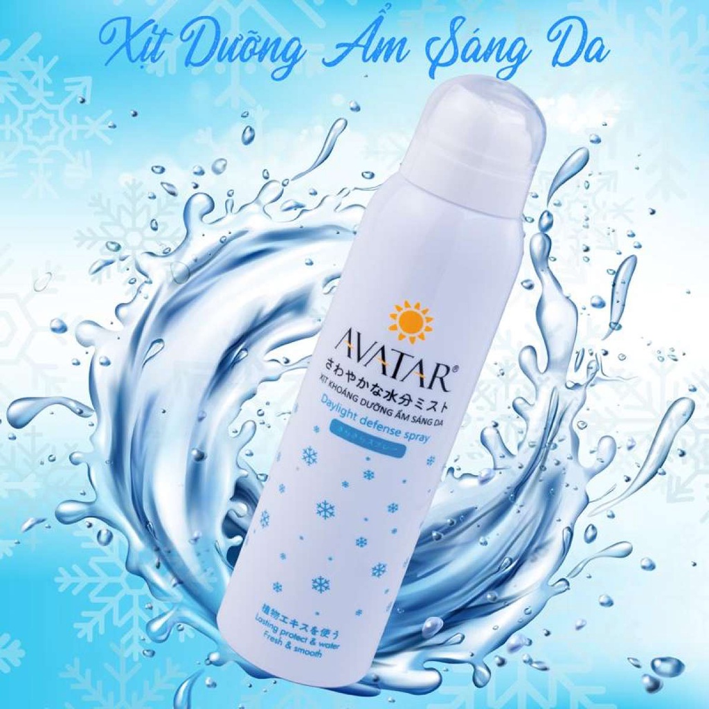 Xịt Khoáng Dưỡng Ẩm Sáng Da Avatar 150ml