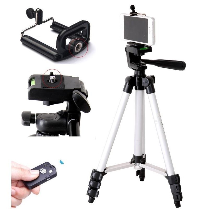 Gậy Tripod Điện Thoại Máy Ảnh TF-3110 🎁FREESHIP🎁 GẬY 3 CHÂN LIVESTREAM, CHỤP ẢNH TỪ XA