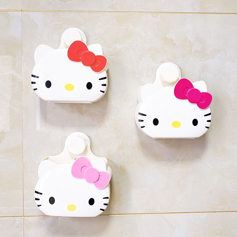 Giá Đỡ Bàn Chải Đánh Răng Gắn Tường Hình Hello Kitty