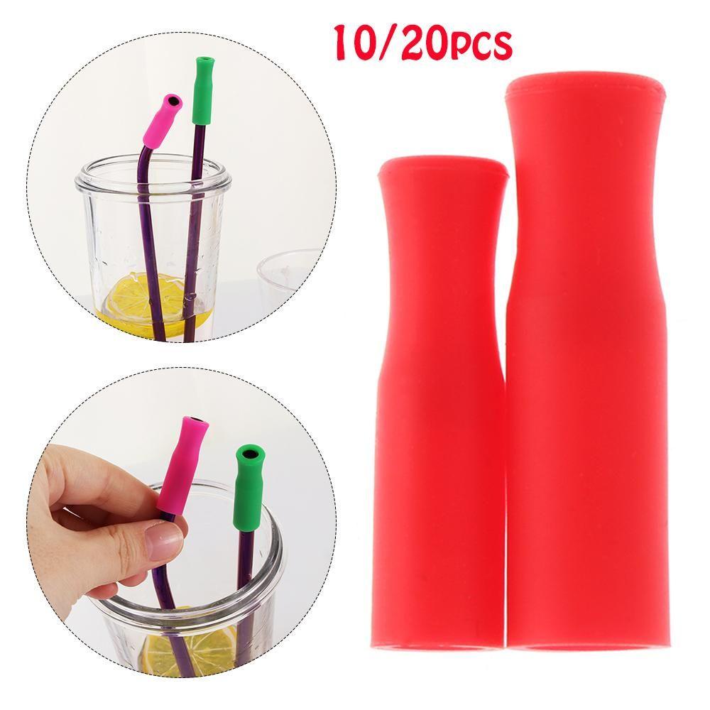 Set 10 / 20 Ống Hút Bảo Vệ Răng Có Thể Tái Sử Dụng