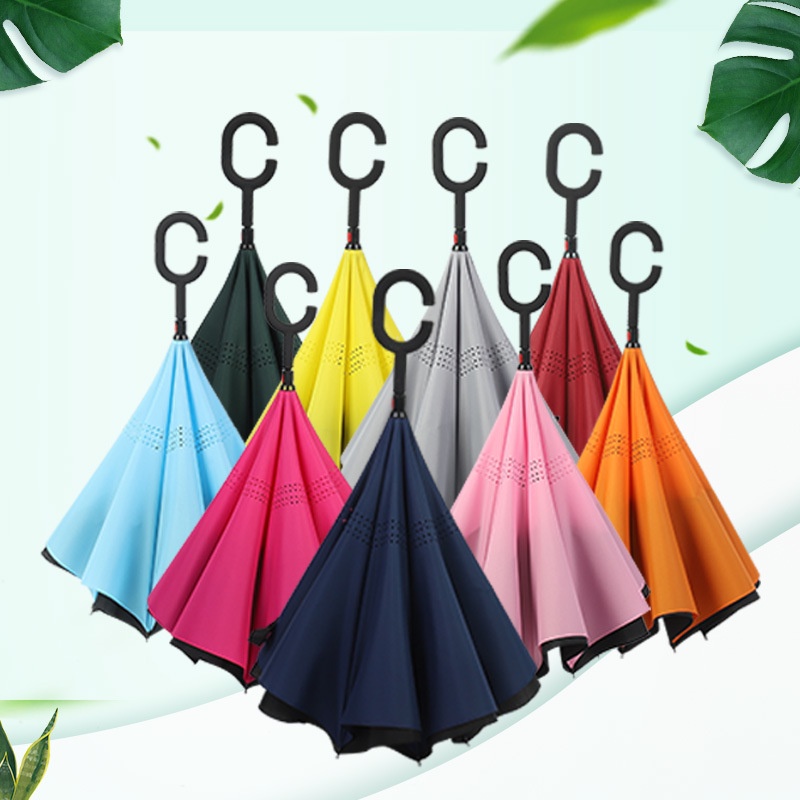 Dù Chữ C Đảo Ngược Không Ướt Chuyên Dùng Cho Xe Hơi