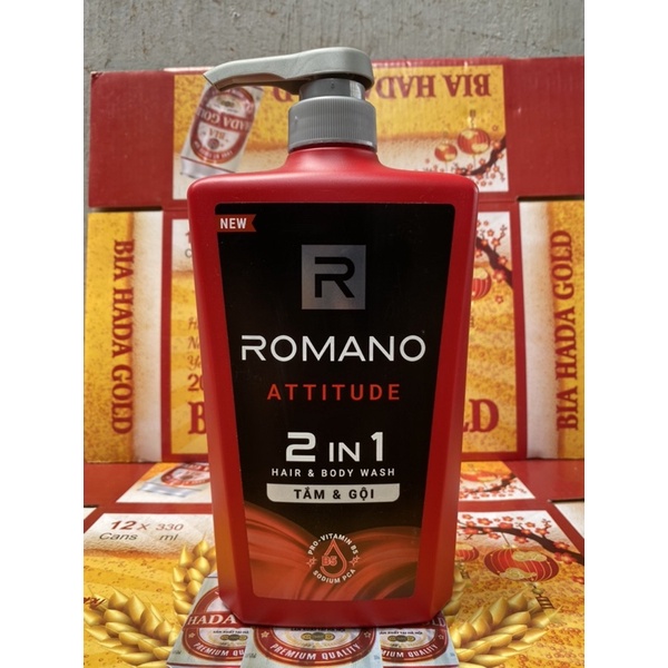 Tắm Gội 2in1 Romano 650g
