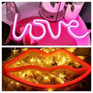 Đèn LED Neon Uốn Chữ, Hình Sáng Tạo