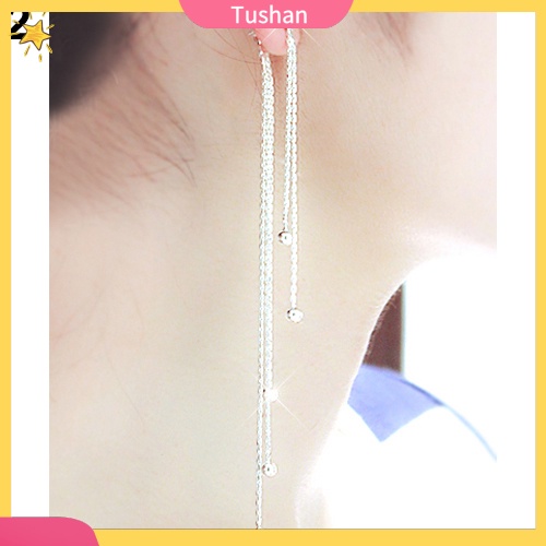 Bông tai tua rua đính đá tush _