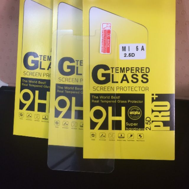Bộ 3 kính cường lực cao cấp cho Xiaomi redmi 5a