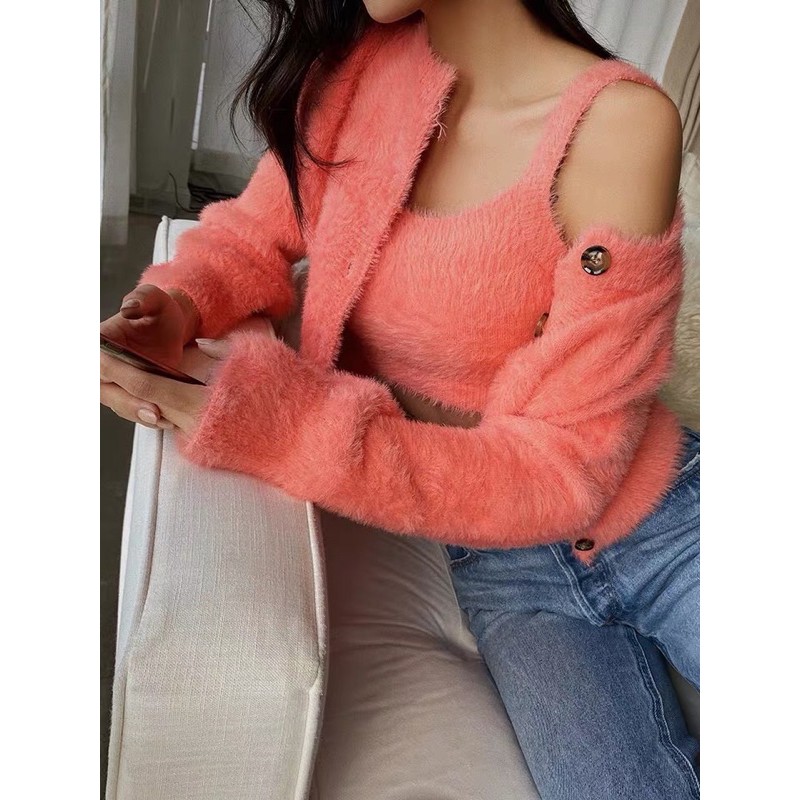 Set áo hai dây*khoác len