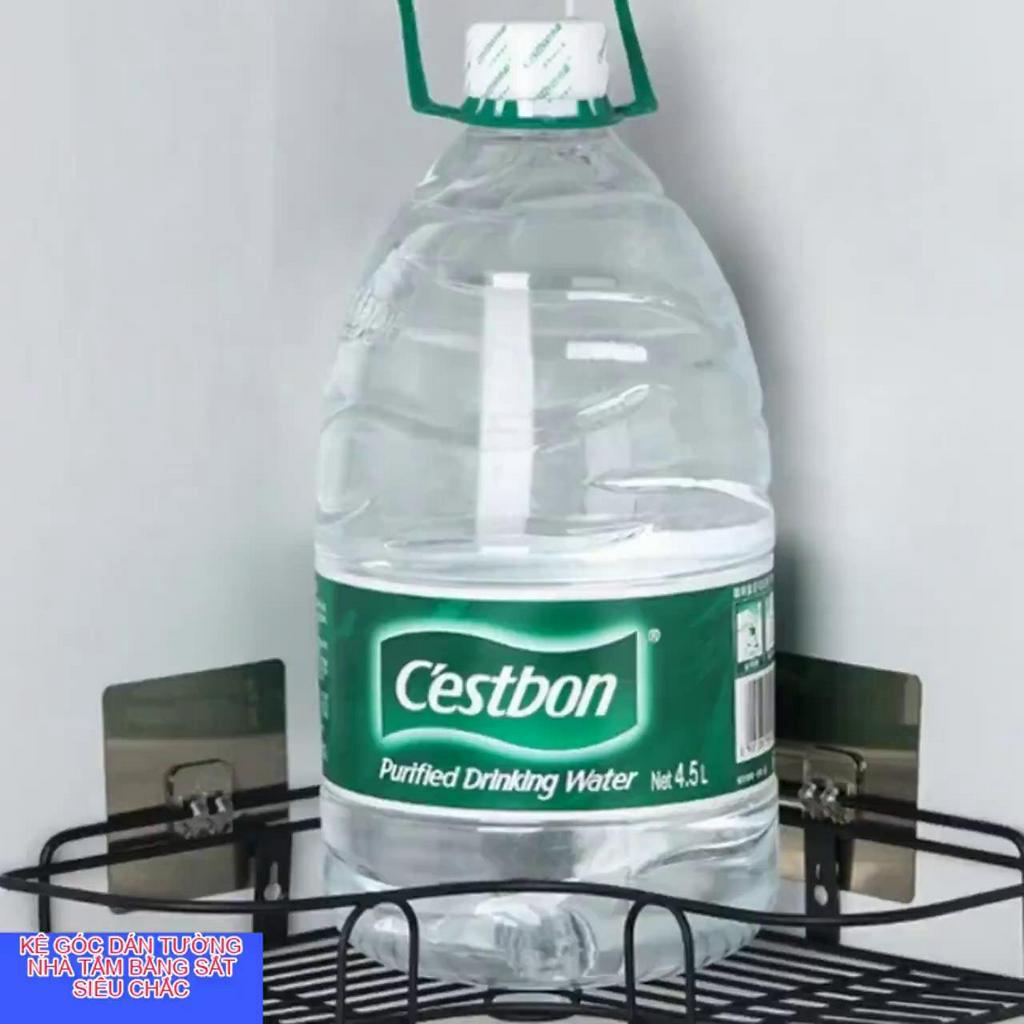 KỆ GÓC DÁN TƯỜNG NHÀ TẮM BẰNG SẮT SIÊU CHẮC + kèm 2 miếng dán | BigBuy360 - bigbuy360.vn