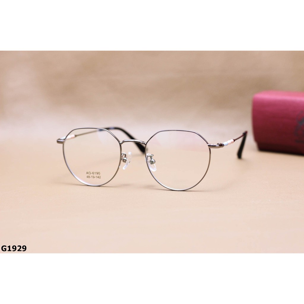 Gọng Kính Cận Hợp Kim Shady Unisex G1929 (Nhiều Màu)