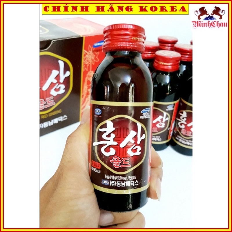 Nước Hồng Sâm Hàn Quốc,Nước sâm chai 100ml , trumsihanghanquoc