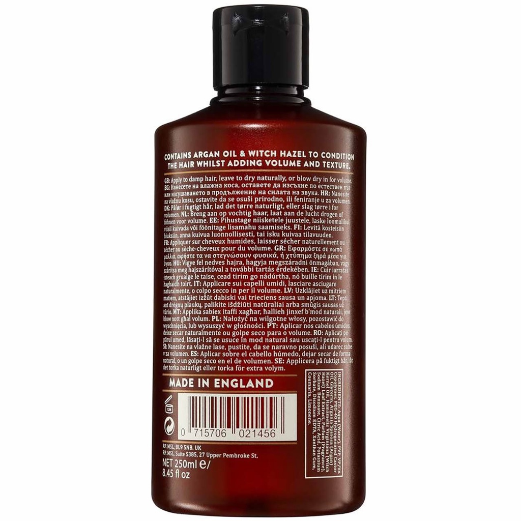 Chai dưỡng tạo độ phồng tóc Dapper Dan Grooming Tonic 250ml