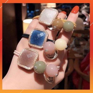 Dây buộc tóc đính đá sang chảnh, bán top 1