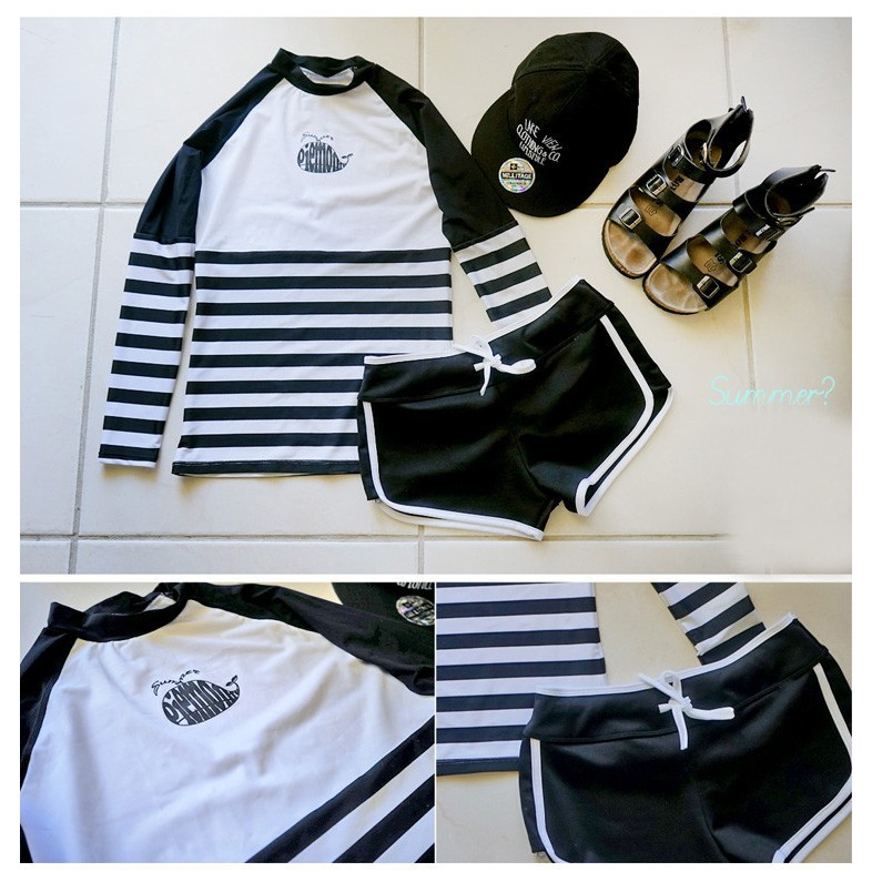 Bộ đồ bơi dài tay phong cách-bộ bơi nữ-bikini | BigBuy360 - bigbuy360.vn