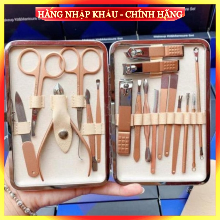 Bộ kìm cắt móng đa năng với 18 chi tiết, mẫu mới, xinh xắn sang trọng
