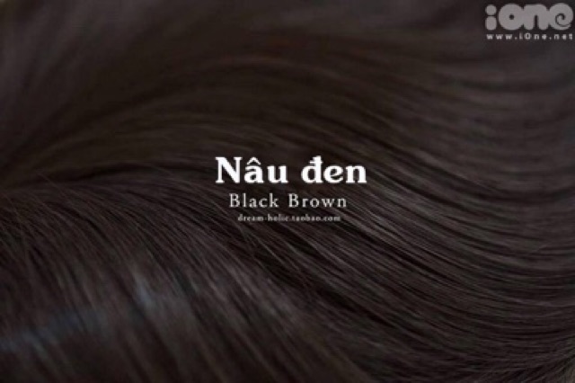 Thuốc nhuộm tóc màu NÂU TRẦM/ NÂU ĐEN +kèm oxy trợ dưỡng và găng tay | BigBuy360 - bigbuy360.vn