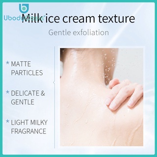 【On🔥Sale】UbodyOasis Body scrub Exfoliating scrub Moisturizing skin care Deep Cleaning Milk body scrub 100g