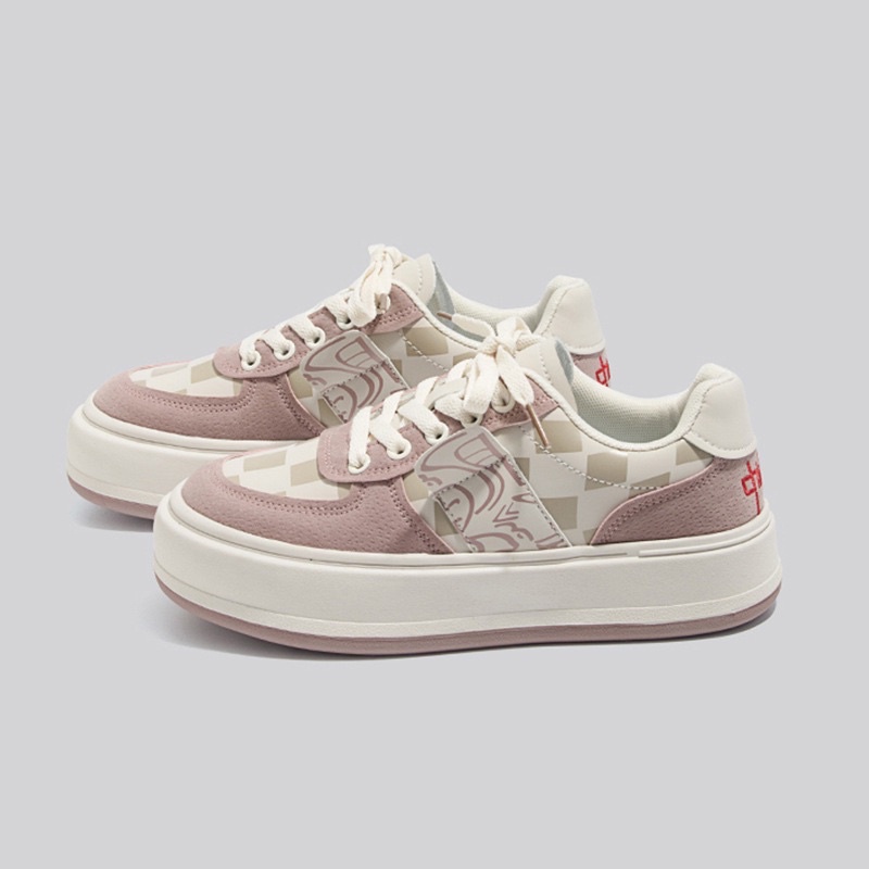 Giày thể thao nữ sneaker đế cao đi học bigsize phong cách Hàn Quốc giá rẻ BRATINA G014