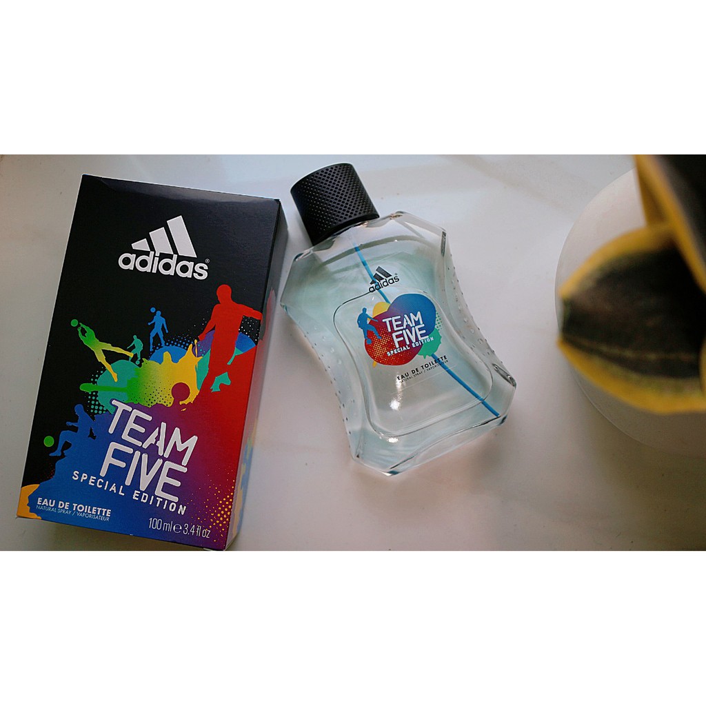 [Chính hãng] Nước hoa thể thao Adidas TEAM FIVE 100ml - FULL BOX