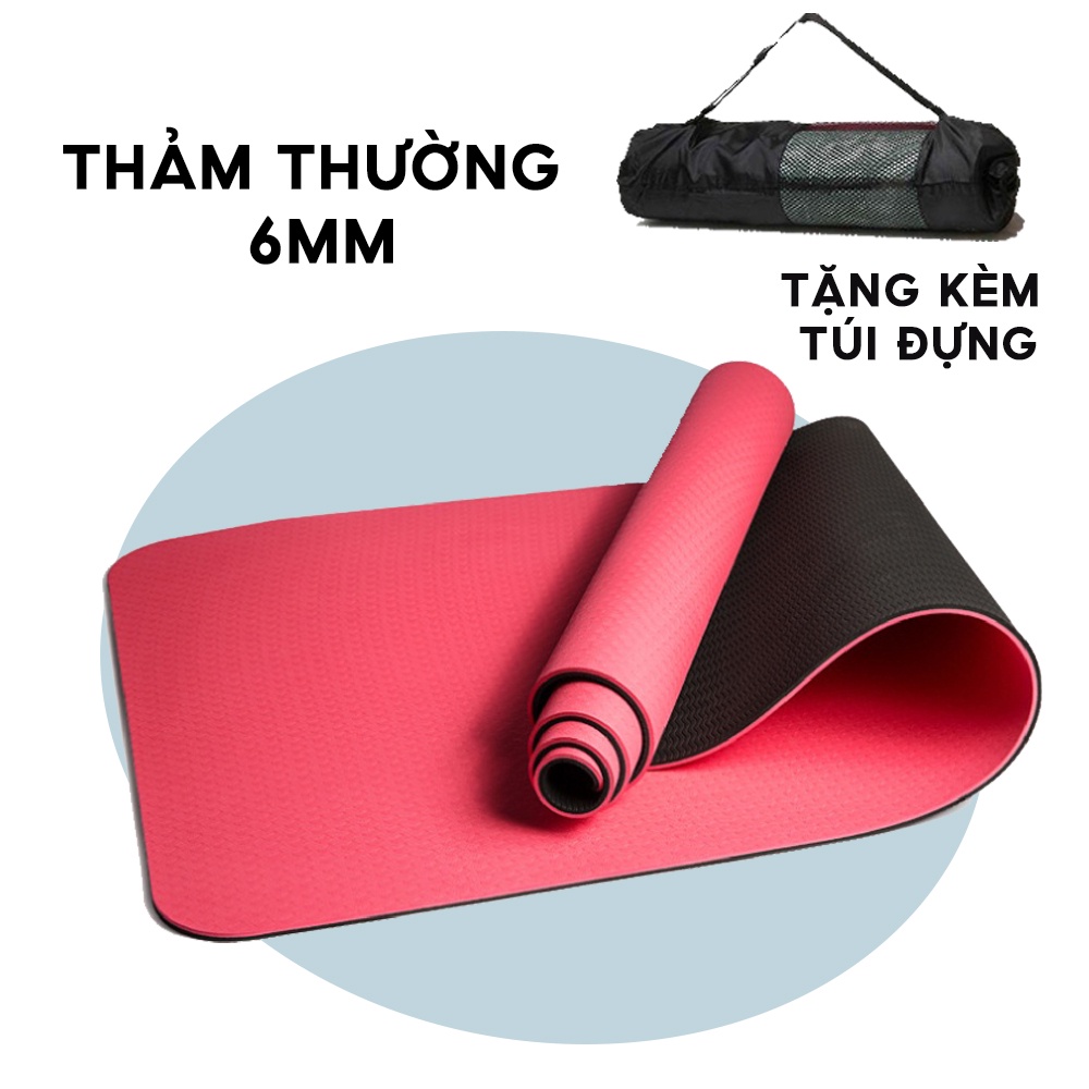 Thảm Tập Yoga Định Tuyến 2 Lớp Chống Trượt SAKO Sport