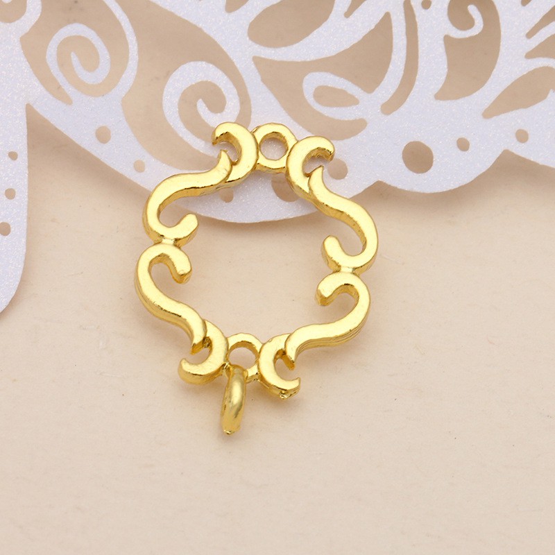 5 phiến đúc họa tiết treo 15*23mm nguyên liệu làm trâm làm trang sức cổ trang