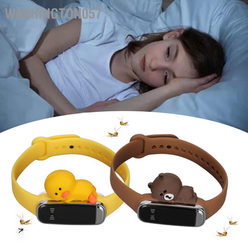 Hàng Hot Vòng đeo tay chống muỗi siêu âm M70 Máy đuổi di động Đồng hồ cho các hoạt ngoài trời trong nhà Hàng giao ngayWashington057
