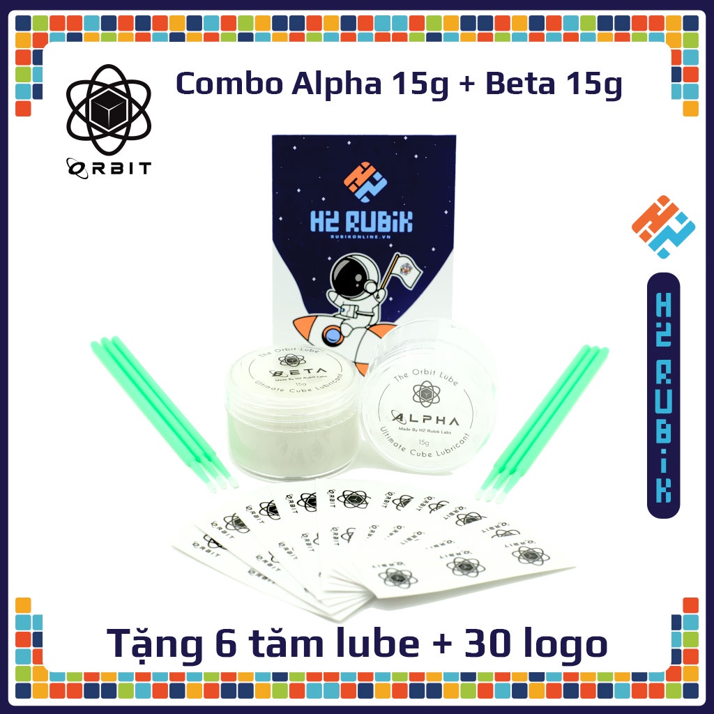 Dầu bôi trơn rubik Orbit Alpha Lube và Beta Lube cao cấp H2 Rubik Shop