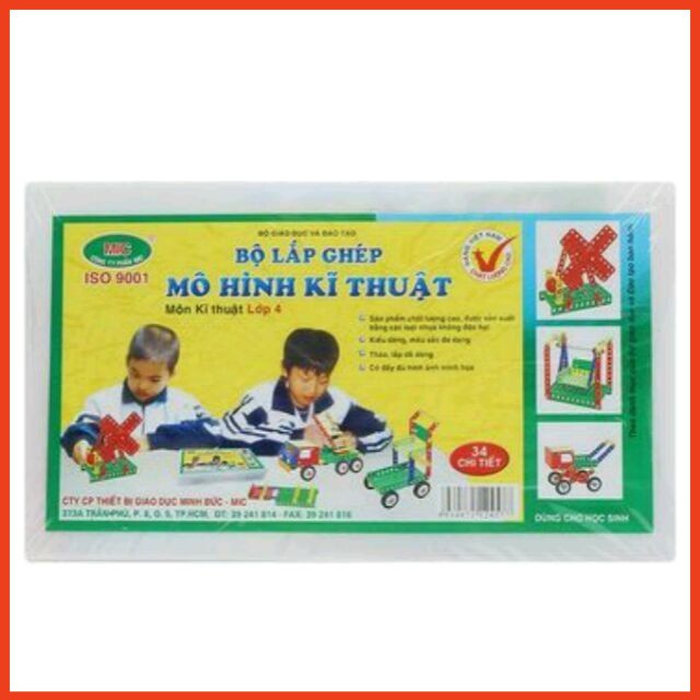 Bộ Mô Hình 😍FREESHIP😍 Bộ Lắp Ghép Kỹ Thuật Lớp 4