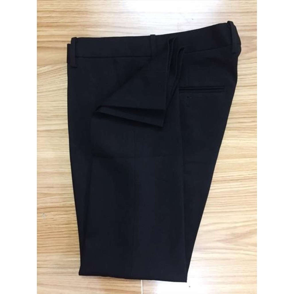 Quần âu nam, quần tây nam đen Hàn Quốc co dãn vải chống nhăn không bai, xù