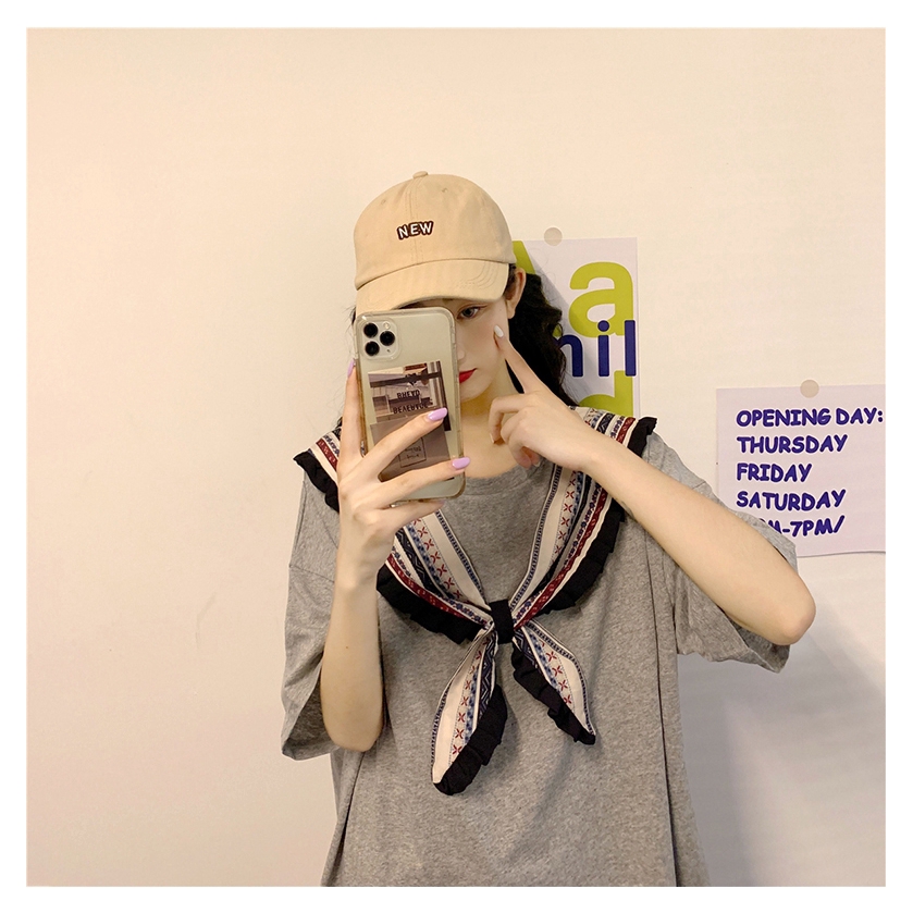 Áo thun SUXI ngắn tay màu trơn thời trang mùa hè cho nữ