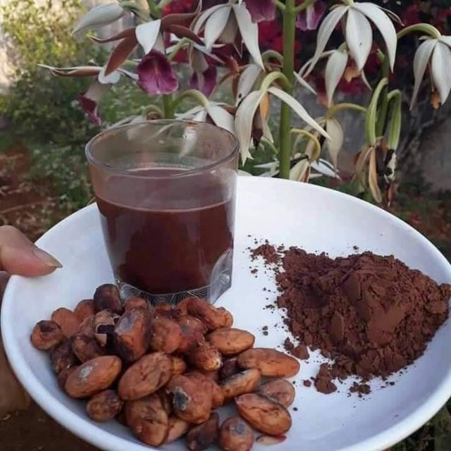 500gr Bột cacao nguyên chất đắk Lắk.