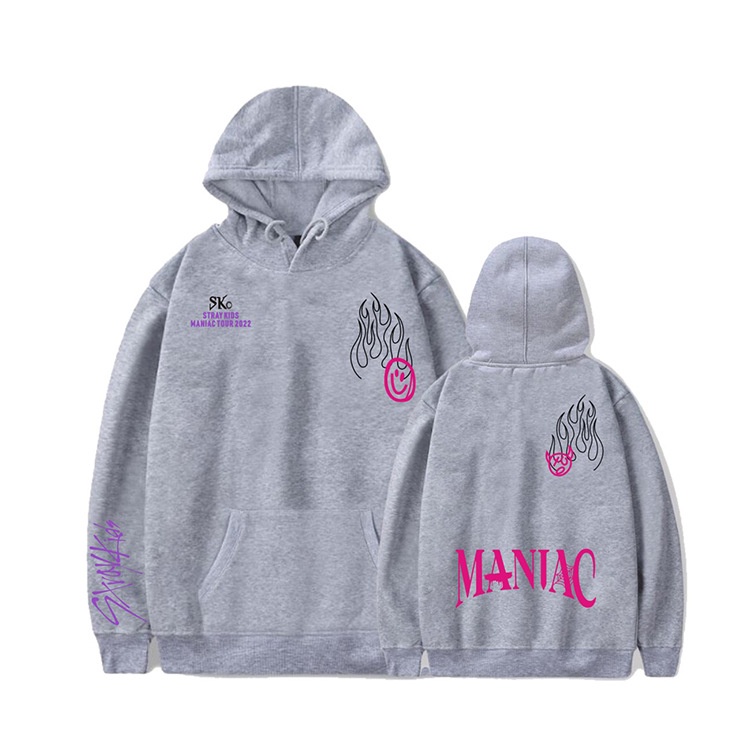 Áo Hoodie KPOP StrayKids MANIAC North America Thời Trang Mùa Hè Hàn Quốc 2022