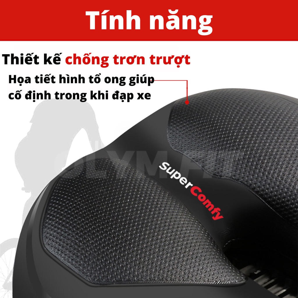 Yên Xe Đạp Siêu Êm Xe Đạp Thể Thao Phụ Kiện Xe Đạp Cao Cấp