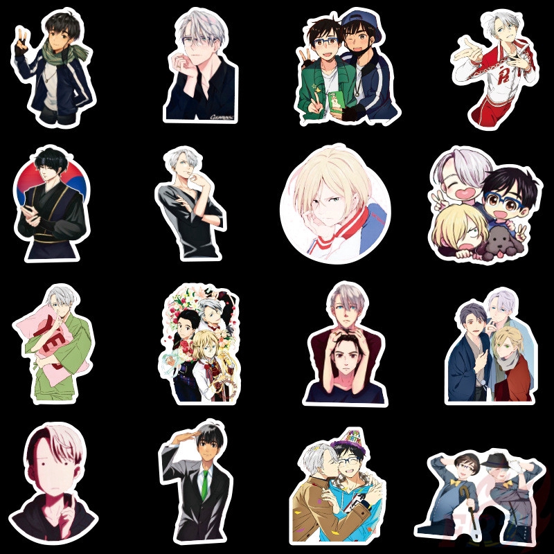 ❉ YURI!!! on ICE - Series 02 Anime Stickers ❉ 50Pcs/Set Mixed Luggage Laptop Skateboard Doodle Stickers