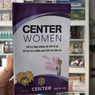 Nội tiết tố Center Women hỗ trợ làm chậm lão hóa da