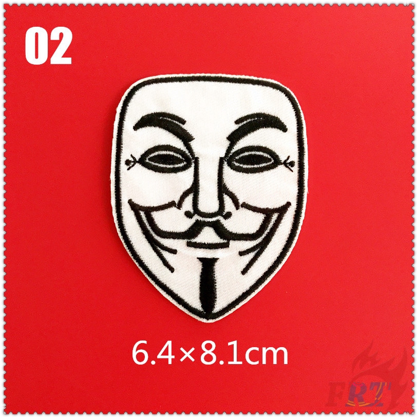 1 Sticker Ủi Thêu Chữ V For Vendetta
