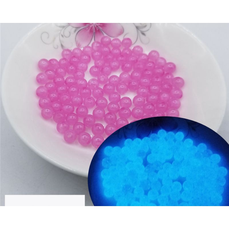 Combo 50 hạt xỏ chuỗi dạ quang phát sáng trong đêm 8li