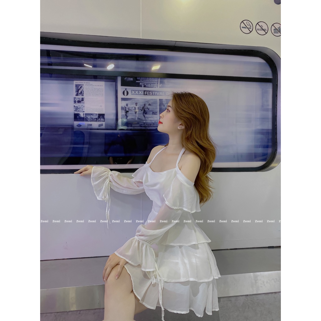 Váy Thiều Bảo Trâm xòe tầng tay bèo  hot trend đủ size | BigBuy360 - bigbuy360.vn