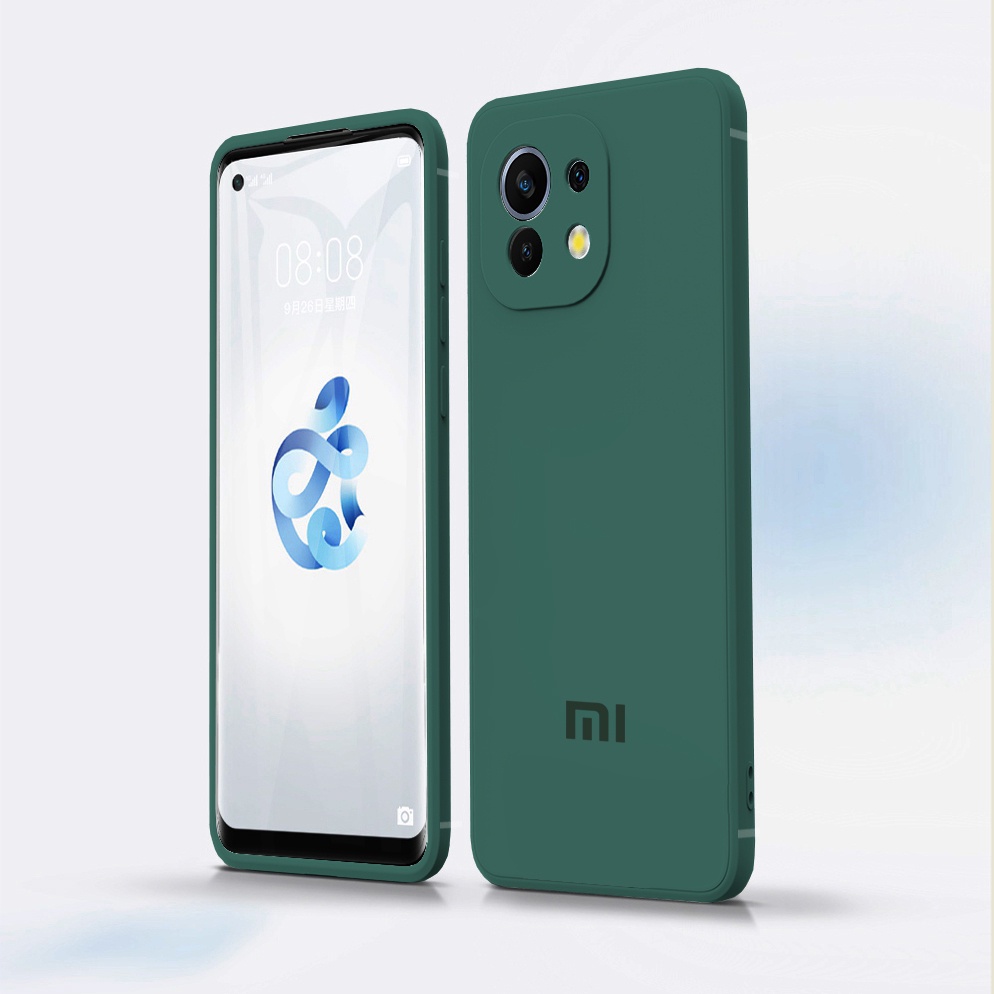 Ốp điện thoại silicone lỏng màu kẹo cho Xiaomi Mi 11 Lite Mi 11i 11X Pro