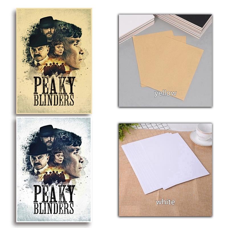 Áp Phích Treo Tường Trang Trí In Hình drama peaky blinders Phong Cách retro